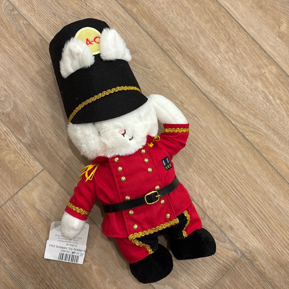 FAO SCHWARZ toy soldier bunny